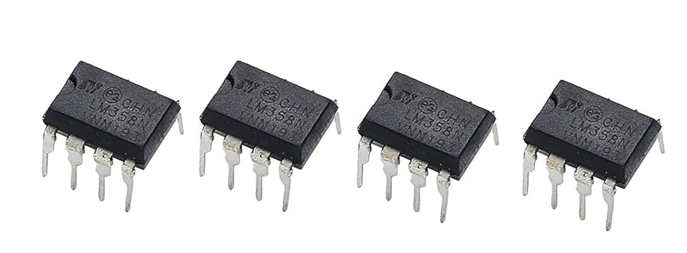 Amazon.co.jp: YMS PARTS【4個入】2回路入汎用オペアンプ